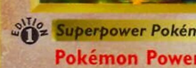 The 1st Edition stamp on a Base Set Machamp, on the left just below the artwork box.