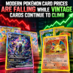 Modern Pokemon card prices decline as vintage cards rise, illustrating the growing divide in the Pokemon TCG market in October 2026.