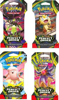 Perfect Order Sleeved Booster Pack Art Bundle [Set of 4]
